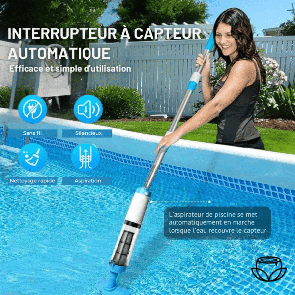 Aspirateur pour spa sans fil rechargeable – Image 3